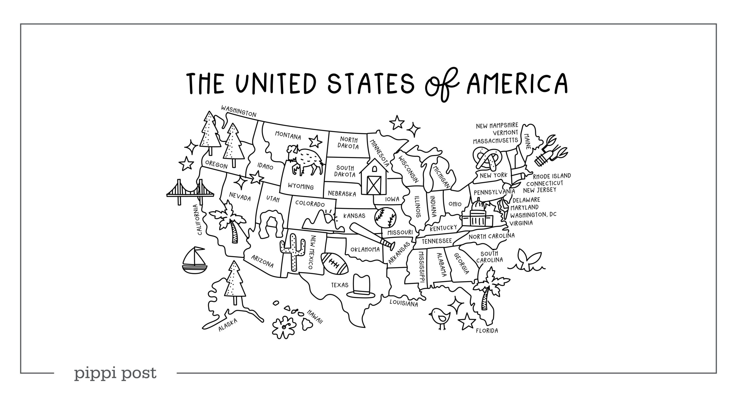 USA Blank Printable Clip Art Maps FreeUSandWorldMaps Worksheets Library