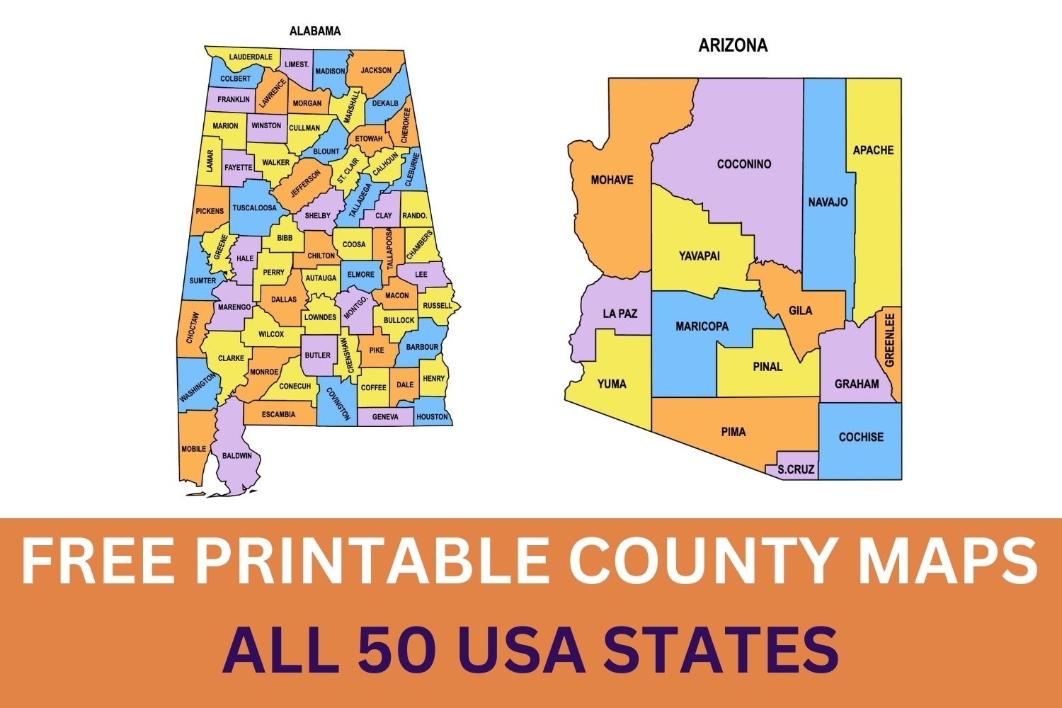 USA County Maps Editable Printable State County Maps