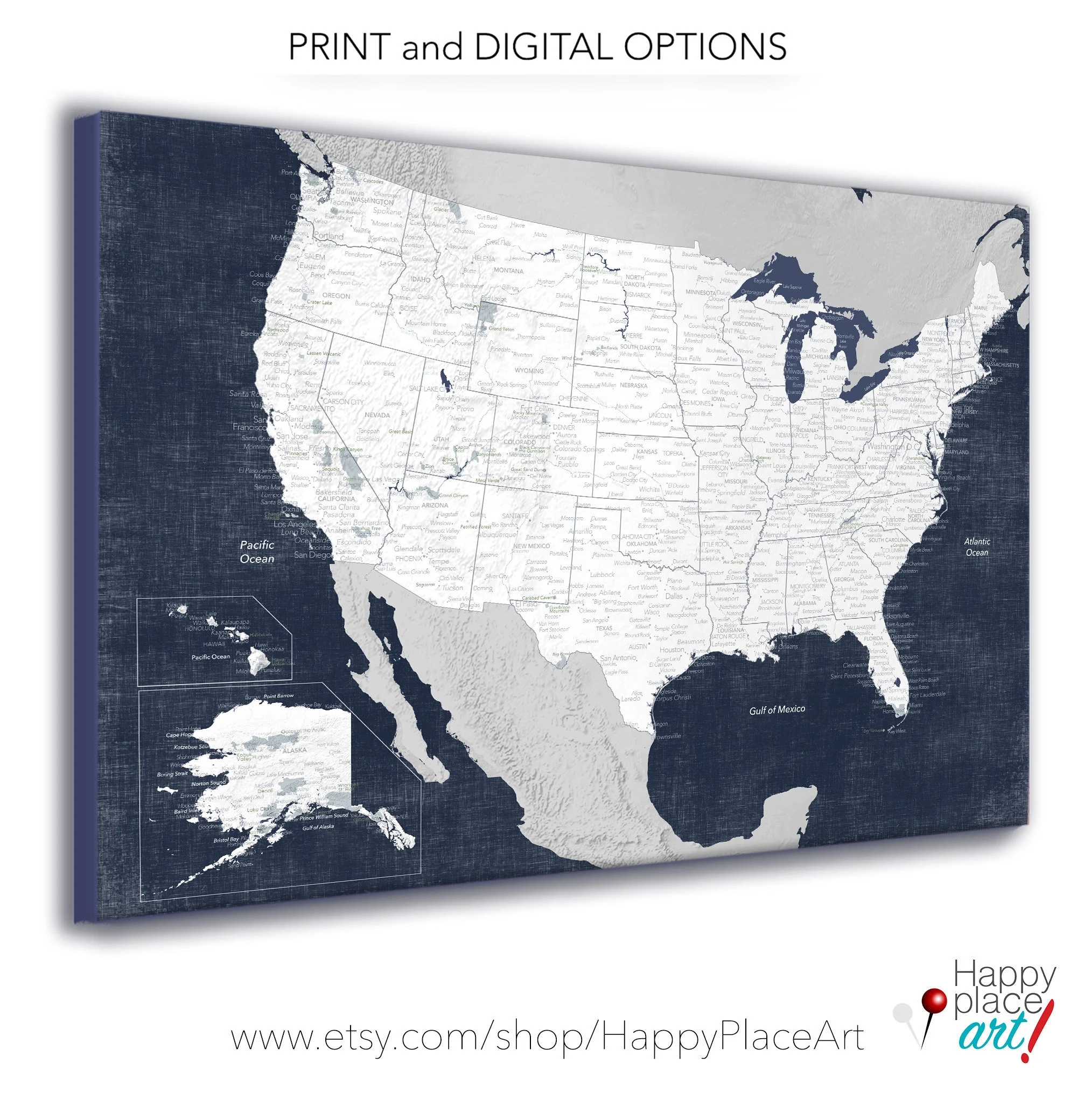 Map Of Usa Showing States Free Printable