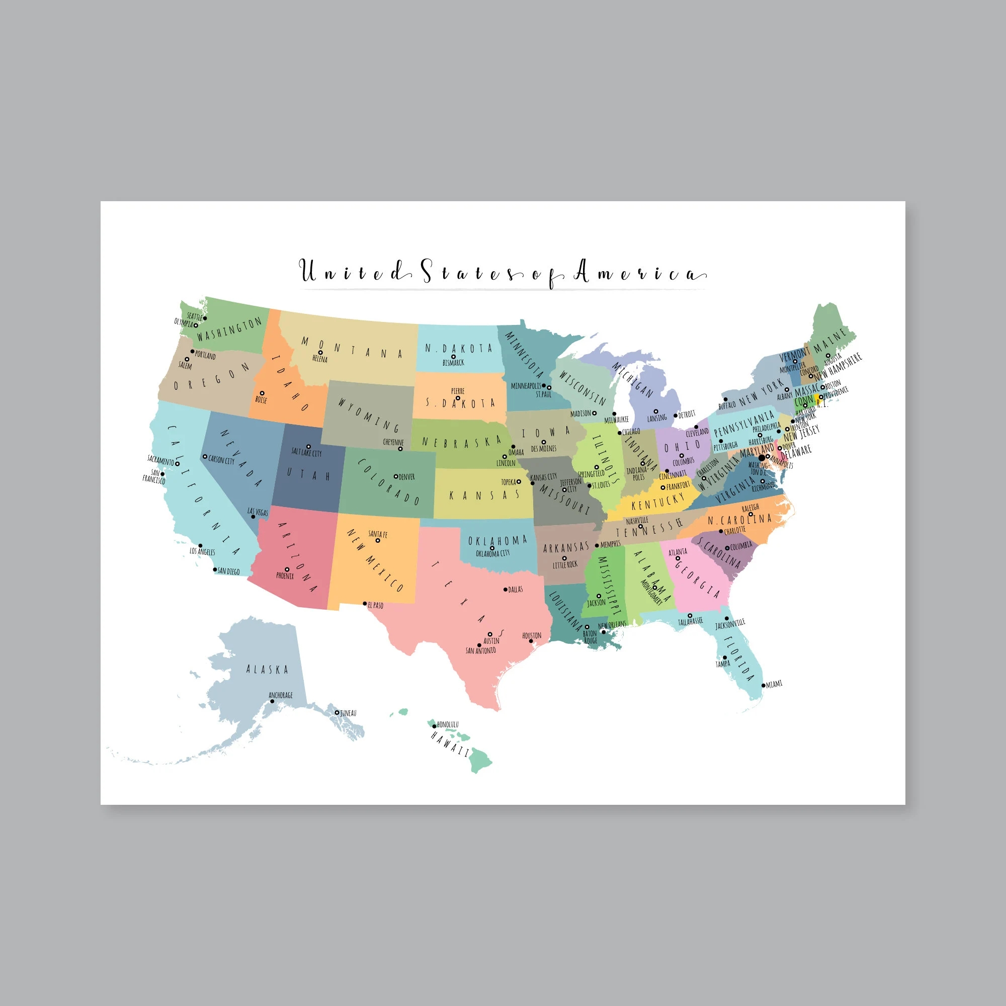 Printable United States Map And Global Map