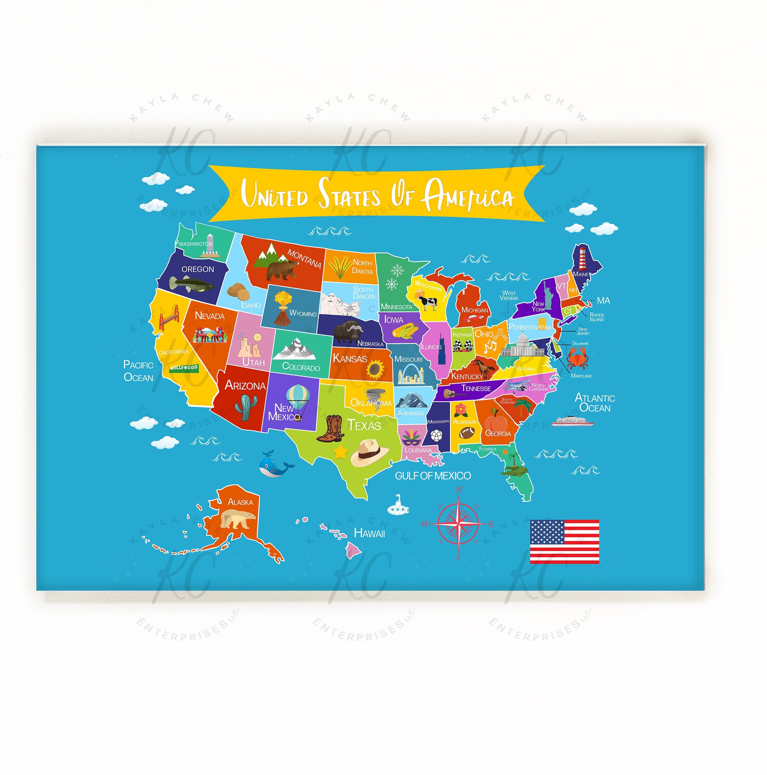 USA Map United States Map USA Kids Map Map Of Usa US Map Worksheets Library