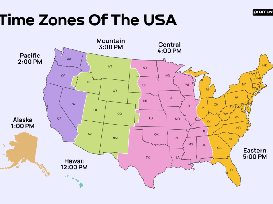 USA Time Zone Abbreviations Explained Key Differences Between ET And EST Promova Blog