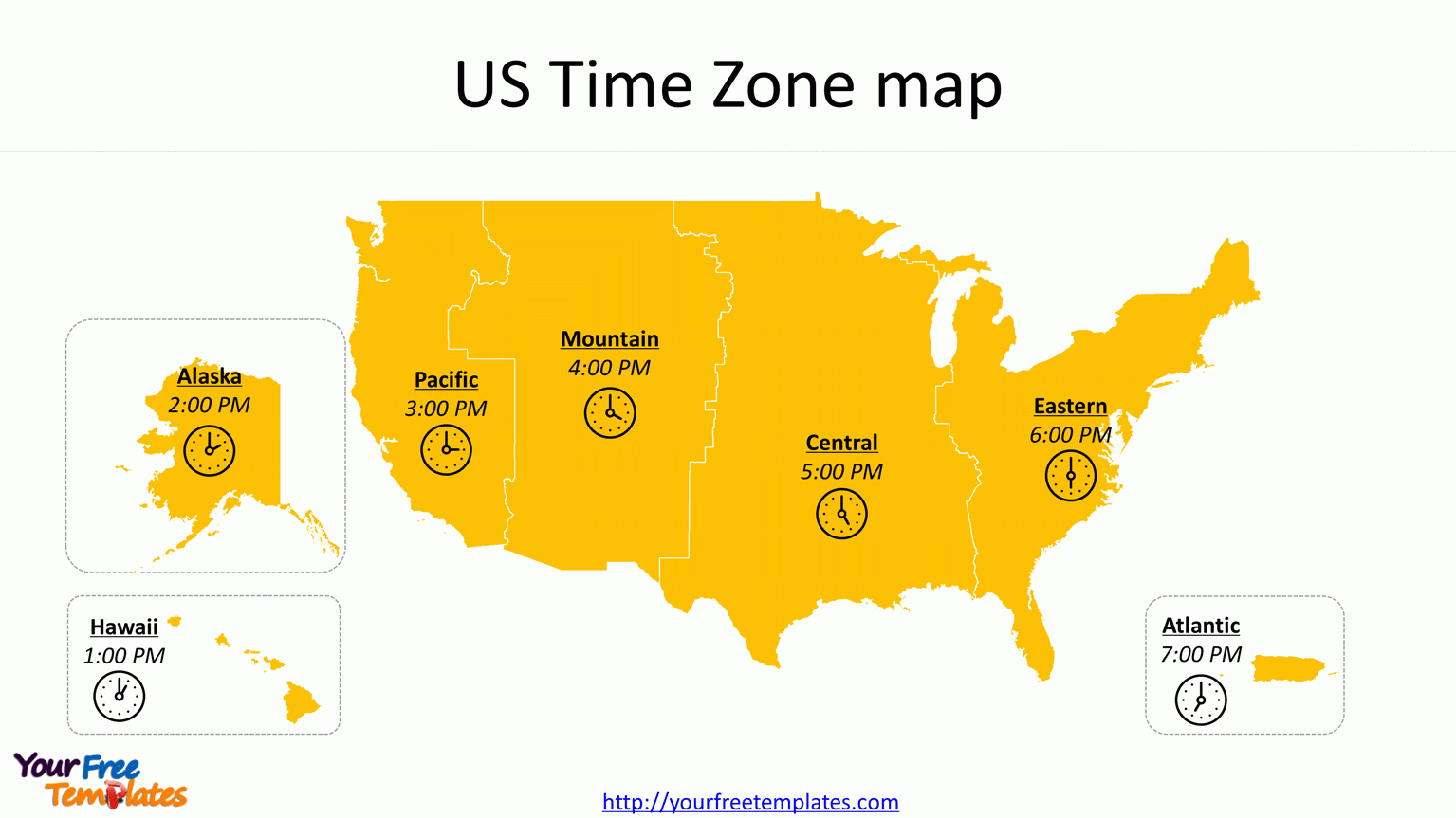 Time Zones Map Usa Printable Free Version Time Zones Map Usa Printable Free Version
