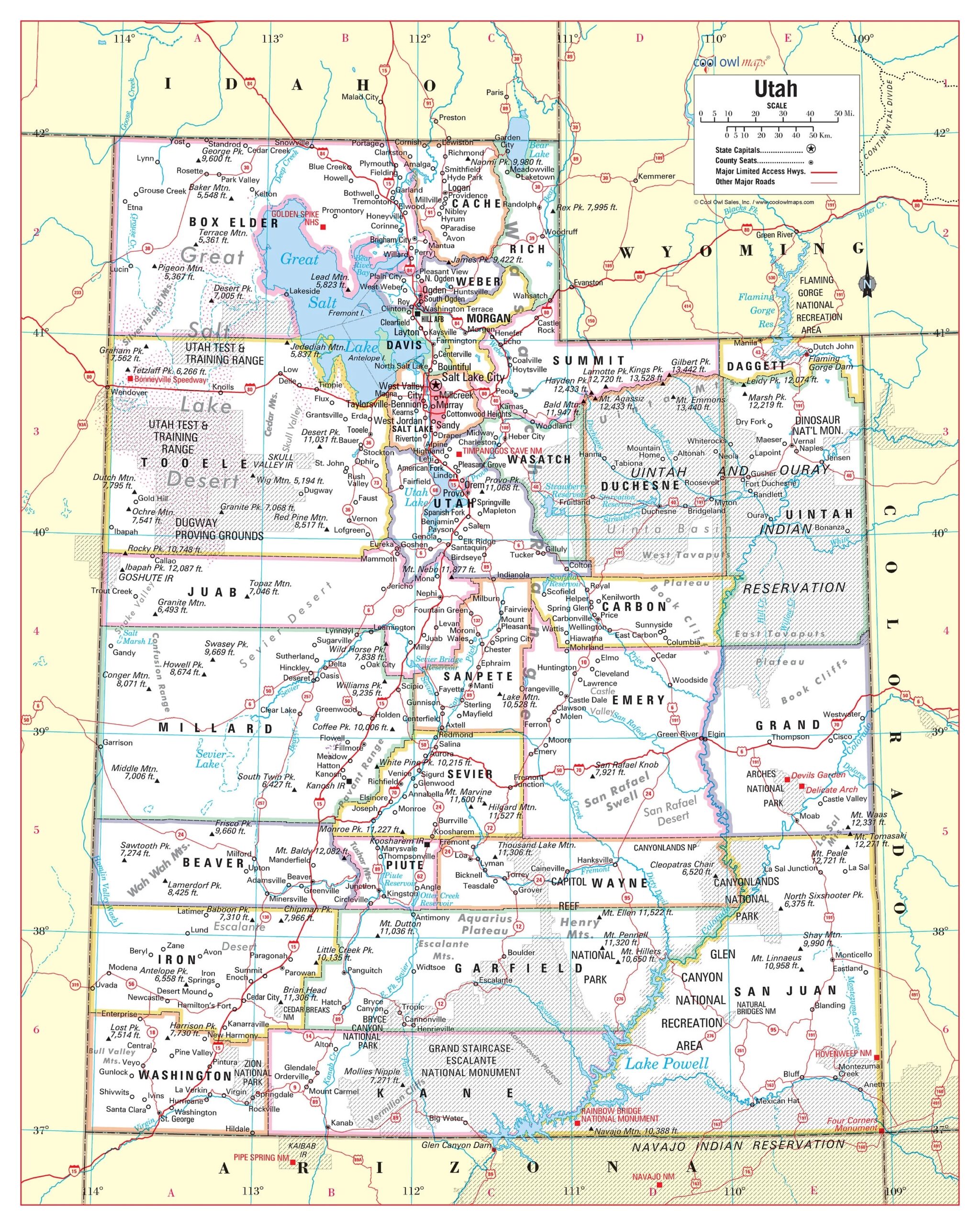 Utah State Wall Map Large Print Poster 24 wx30 h Etsy Sweden Utah State Wall Map Large Print Poster 24 wx30 h Etsy Sweden