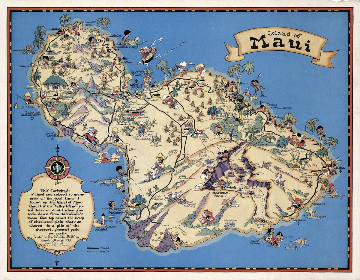 Maui Dining Map Printable