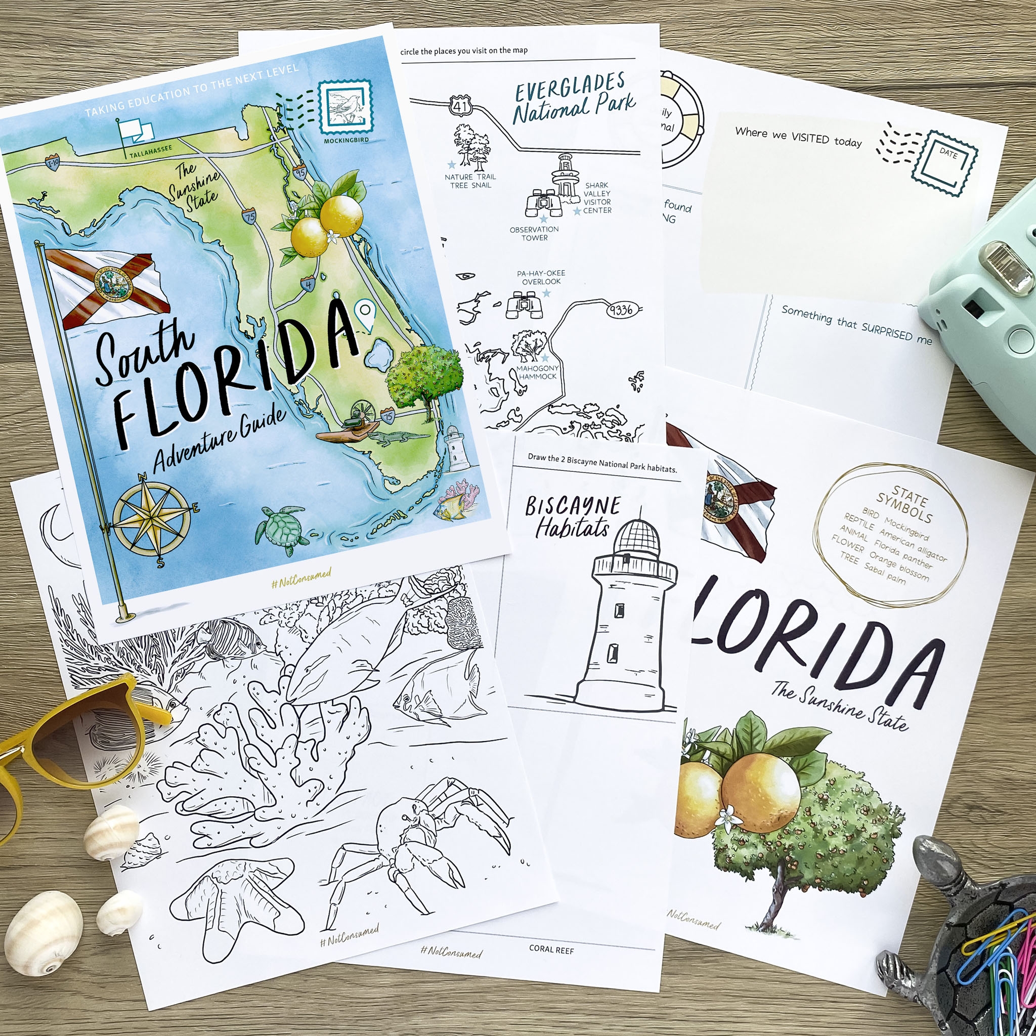 Printable Map Of Florida For Kids