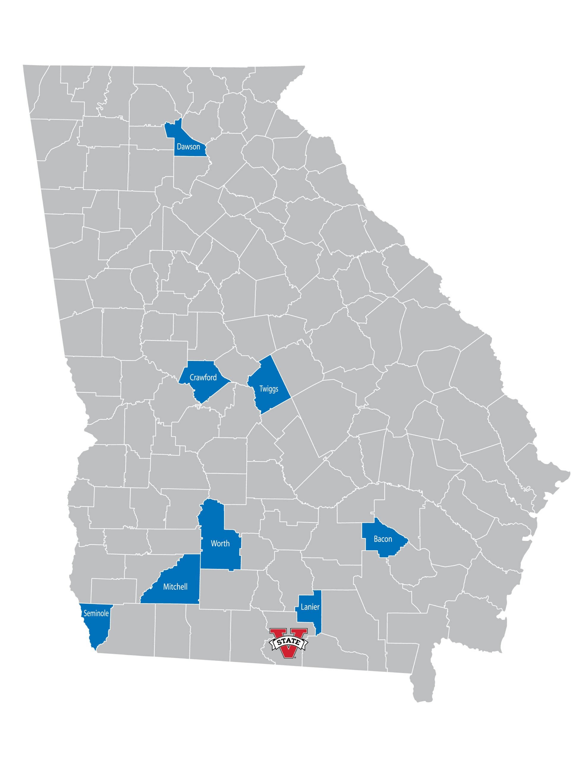Georgia Emc Printable Map