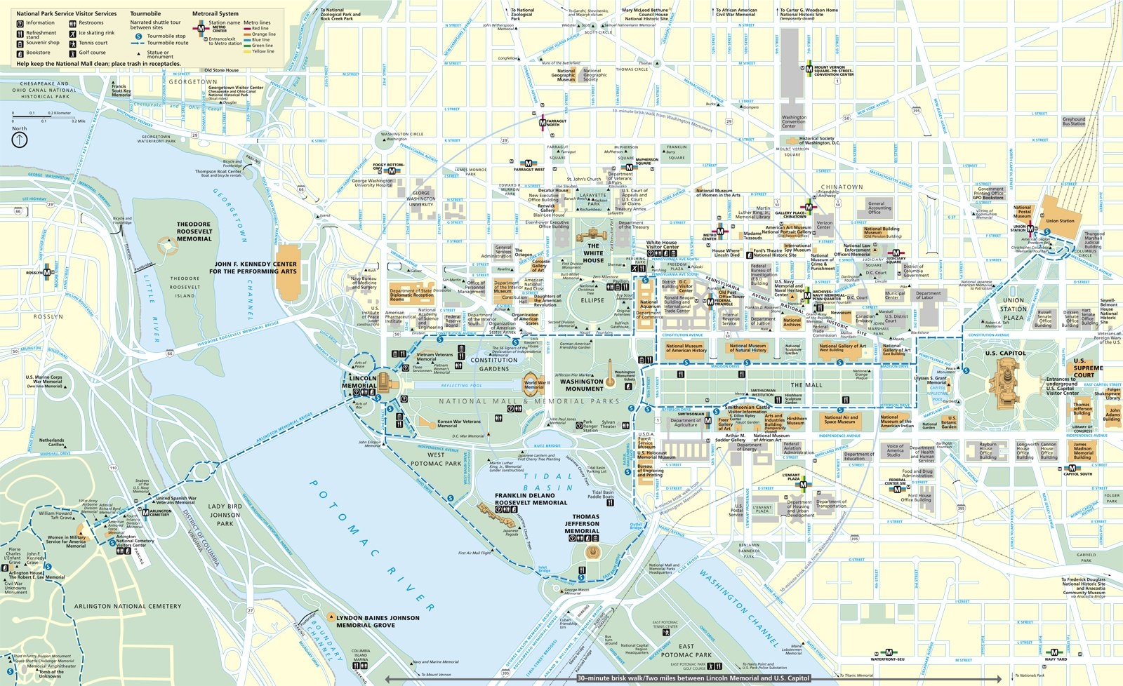 Wall Map Of Washington DC Capitol Museums And National Mall 21 X 34 Inch Image Amazon ca Home Wall Map Of Washington DC Capitol Museums And National Mall 21 X 34 Inch Image Amazon ca Home