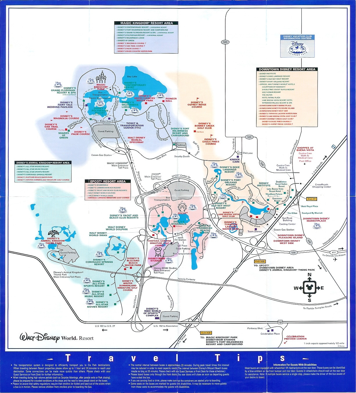 Printable Disney World Theme Park Maps