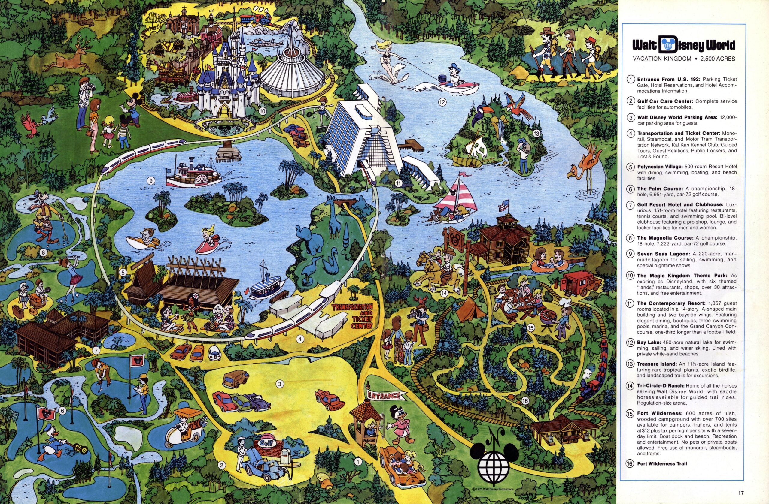 Printable Magic Kigdom Map