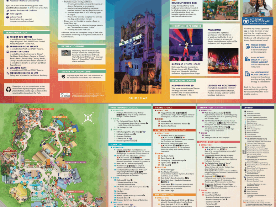 Walt Disney World Maps Florida Printable PDFs Theme Parks Hotels Shopping Transportation Mickey Visit Disney News Planning Tips