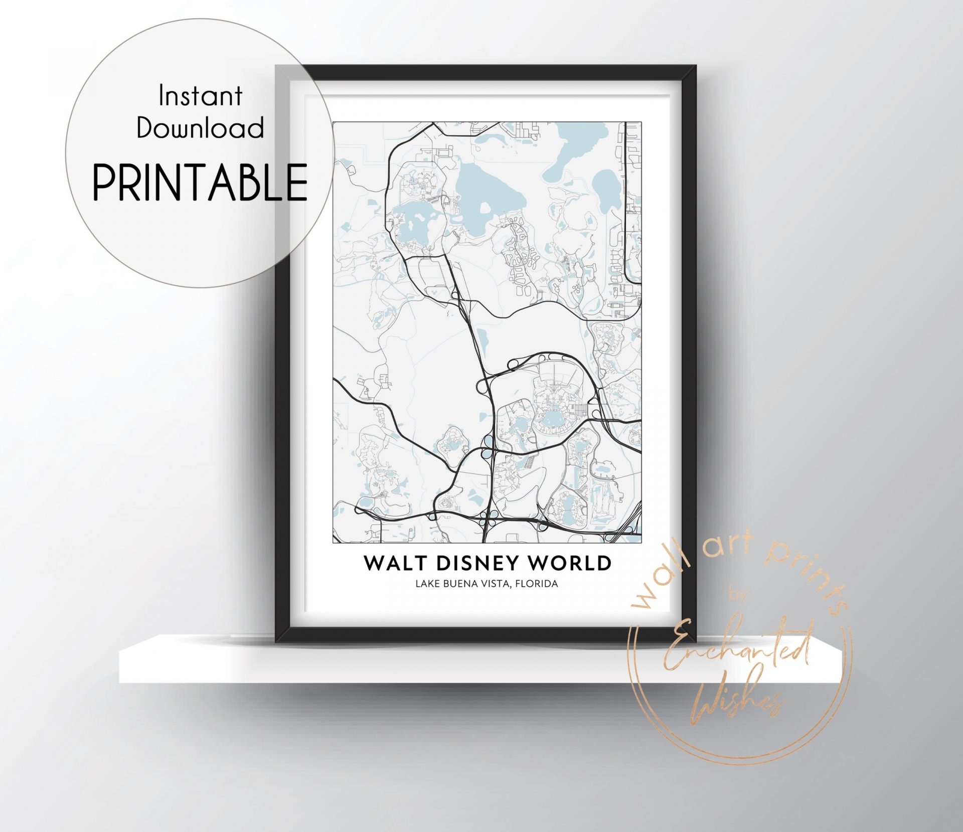 Walt Disney World Map Printable