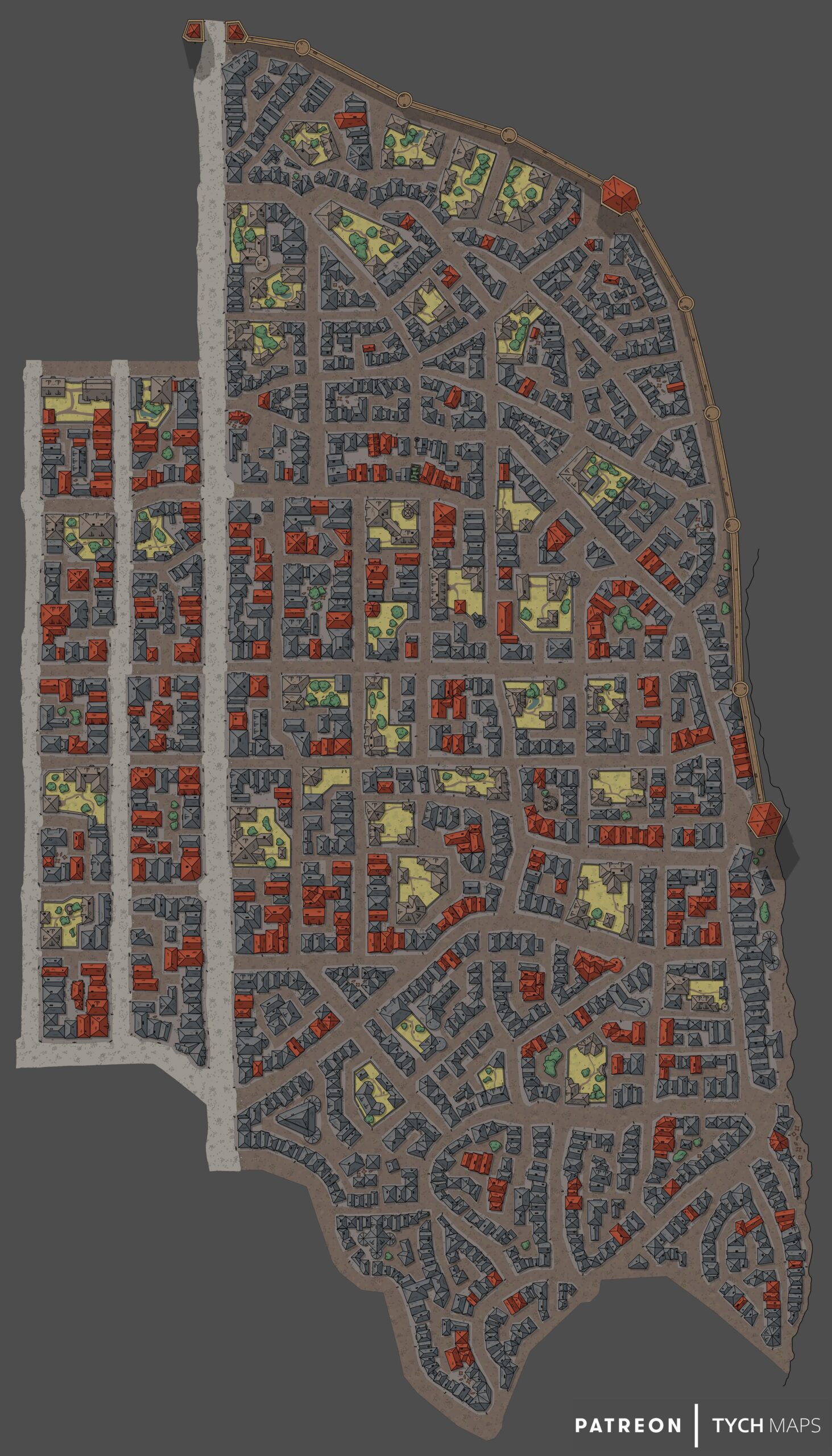 Waterdeep North Ward City Map 480x840 R WaterdeepDragonHeist Waterdeep North Ward City Map 480x840 R WaterdeepDragonHeist