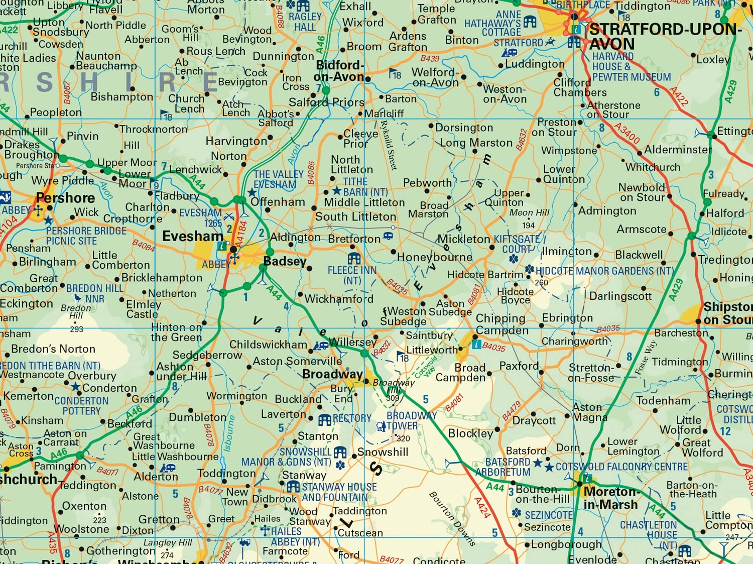 Printable Map Of Costwolds