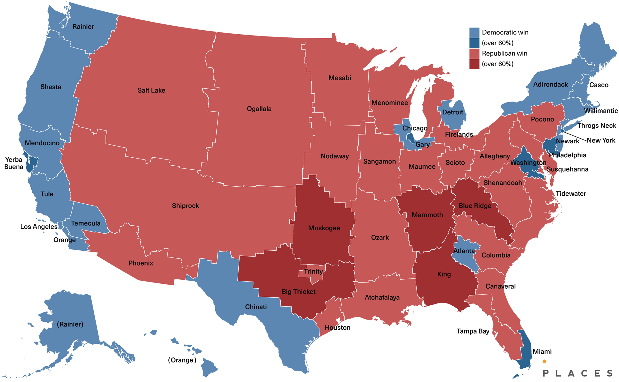 Printable Maps With Electoral Numbers