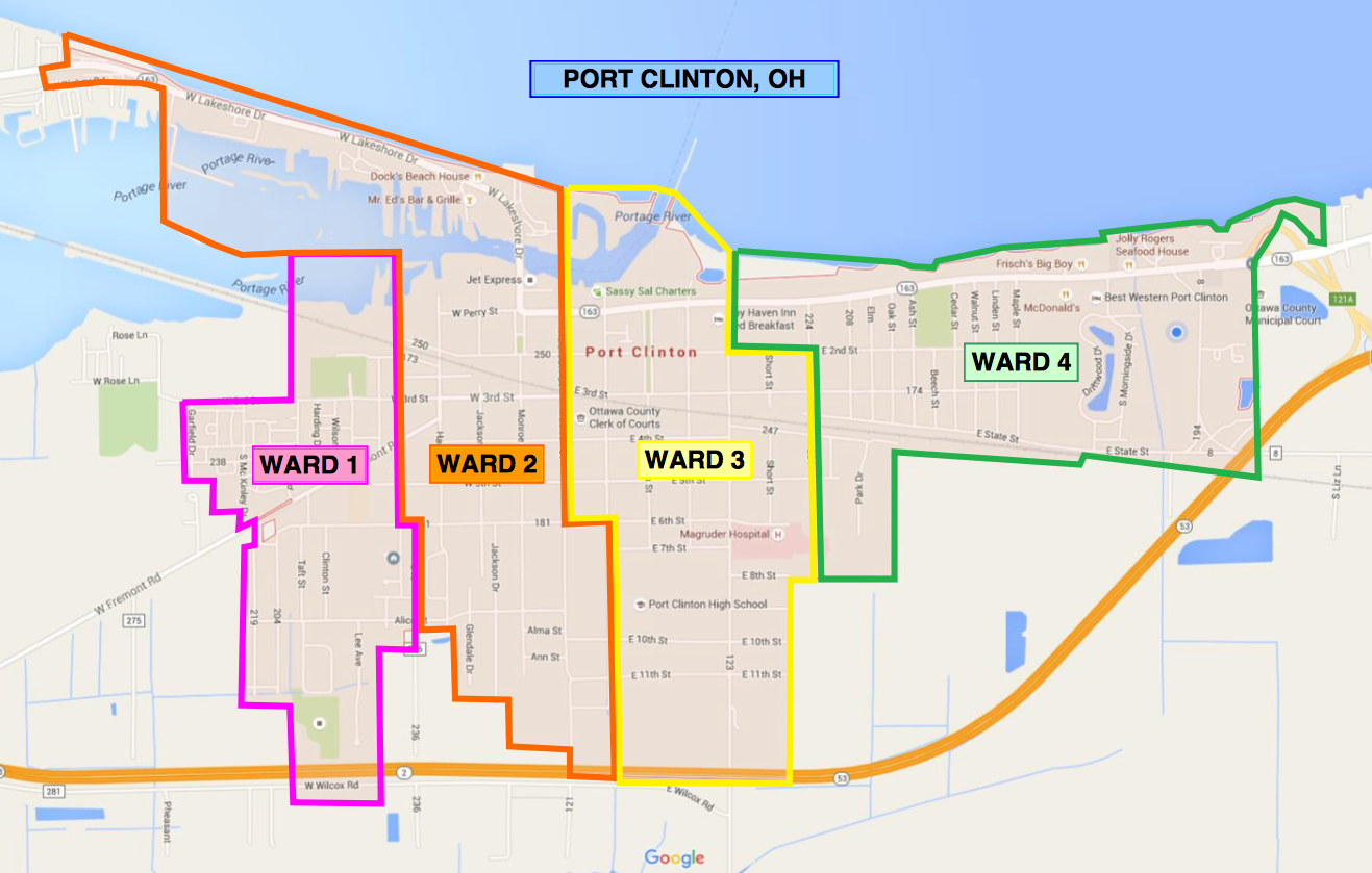 Port Clinton Ohio Map Printable