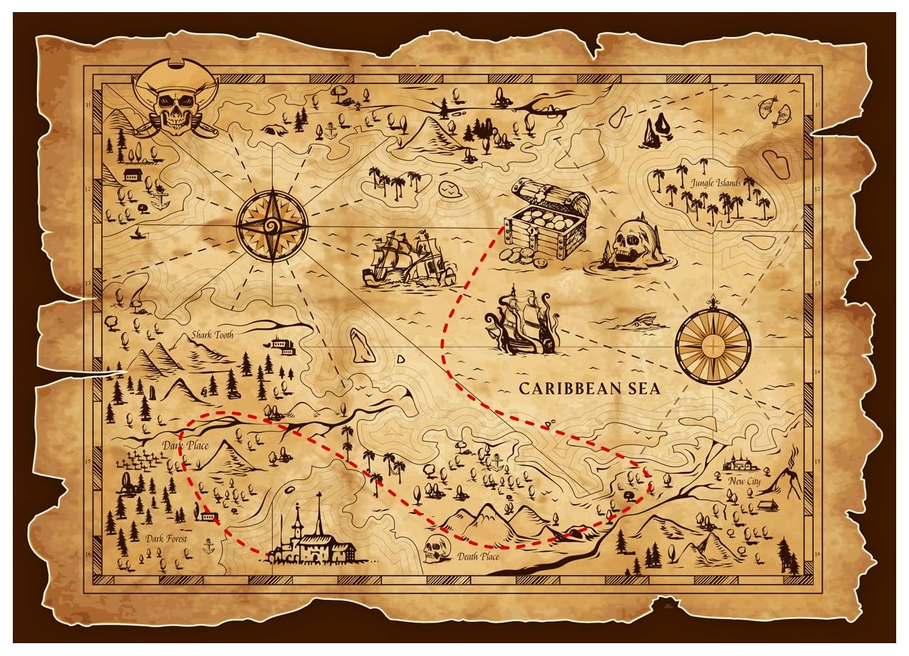 Real Treasure Map Printable