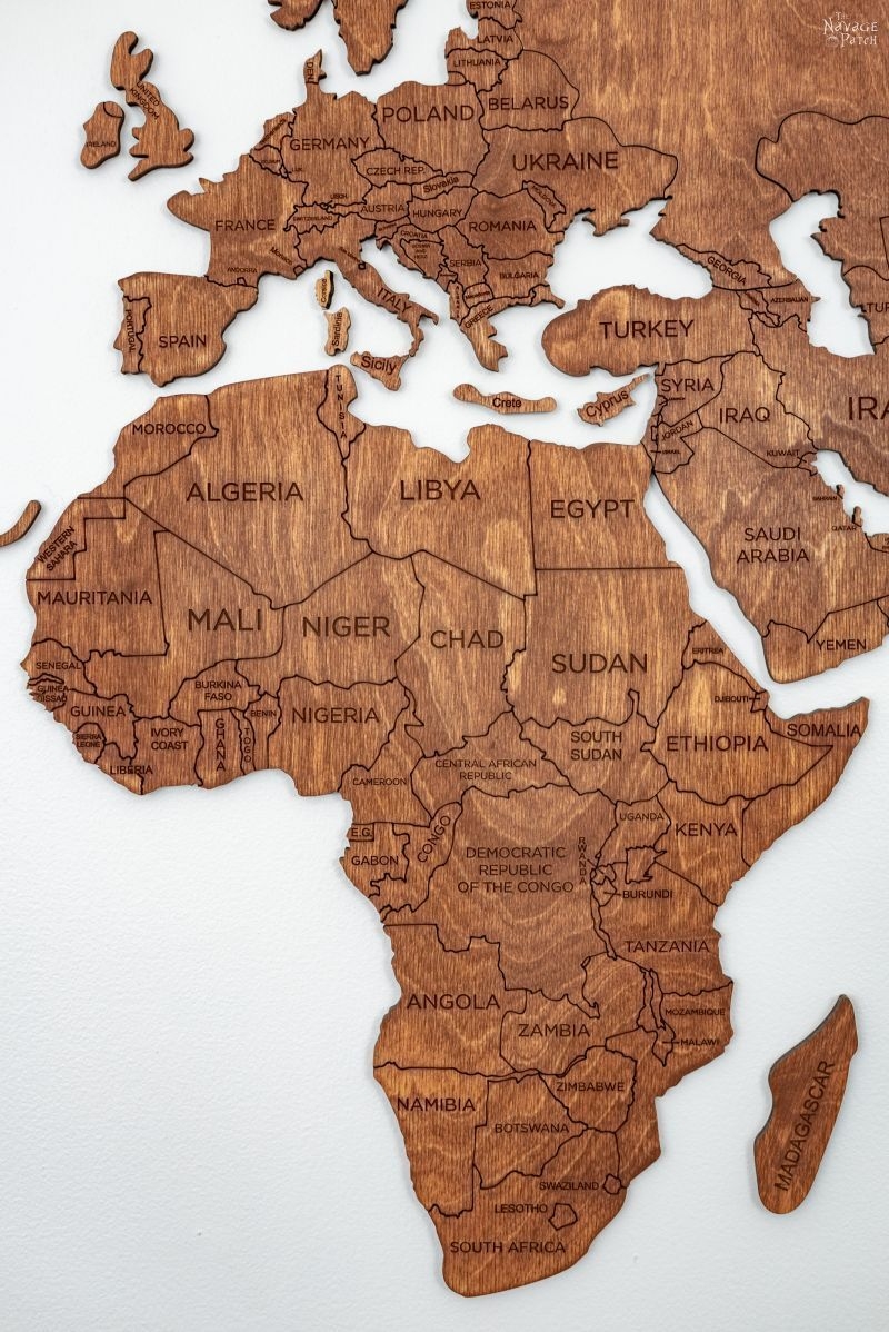 Printable World Map With Scale