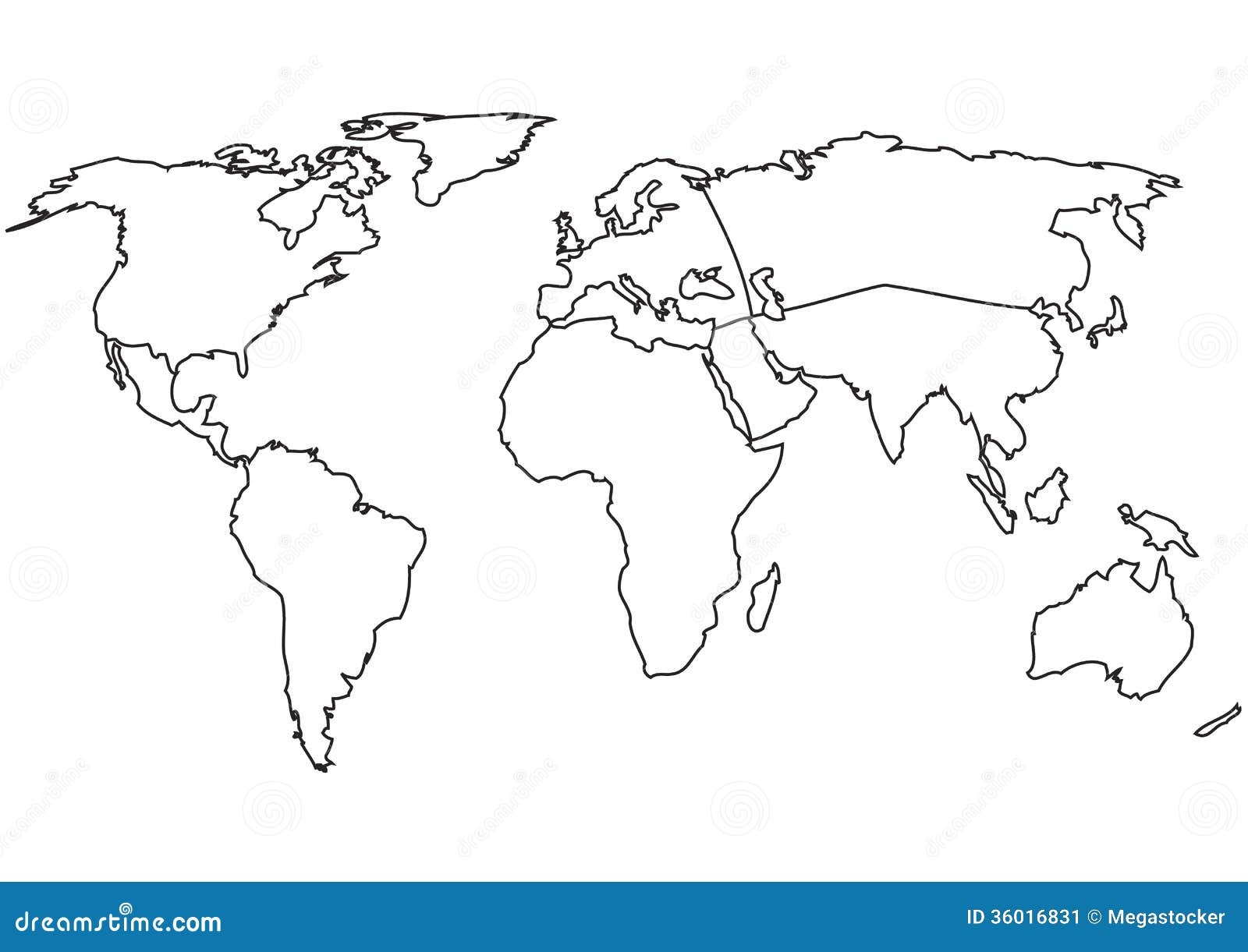 World Continents Stock Vector Illustration Of Business 36016831 Worksheets Library