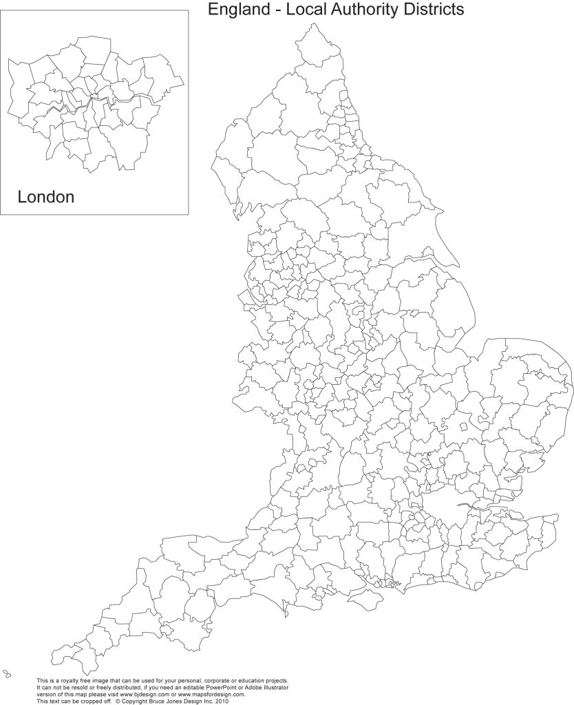 Blank Uk Map Printable
