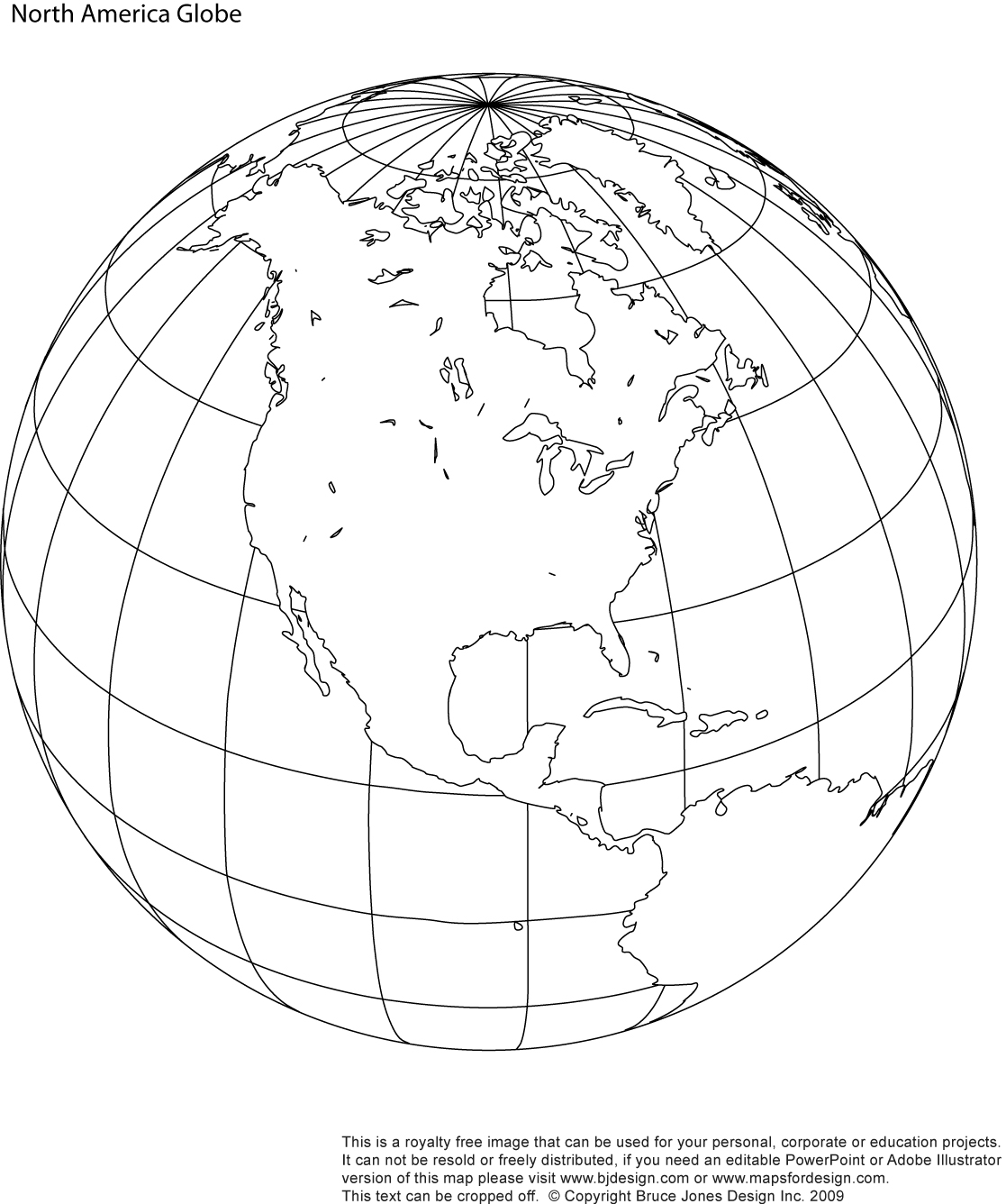 Printable World Map Outline Labeled