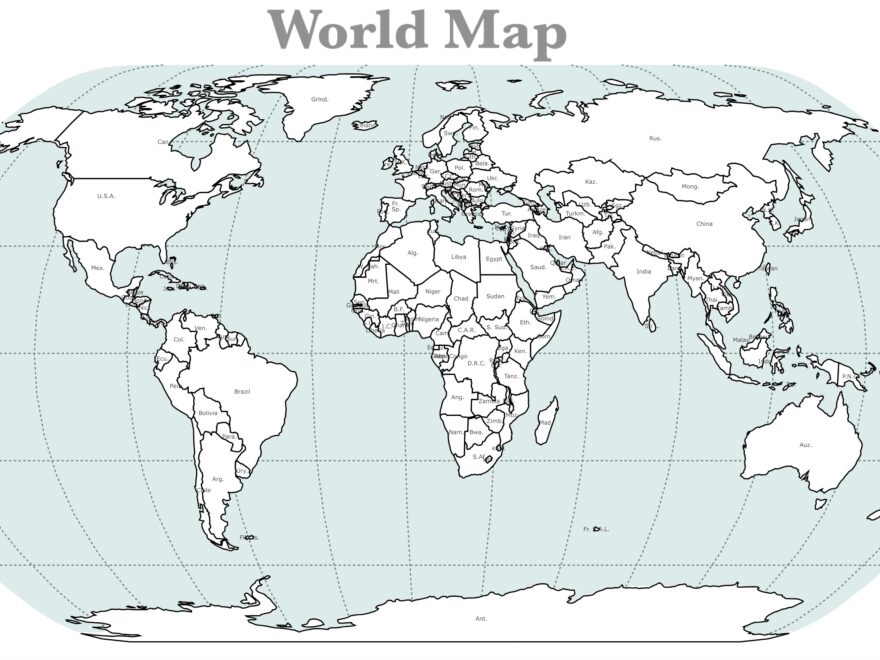 World Map 2025