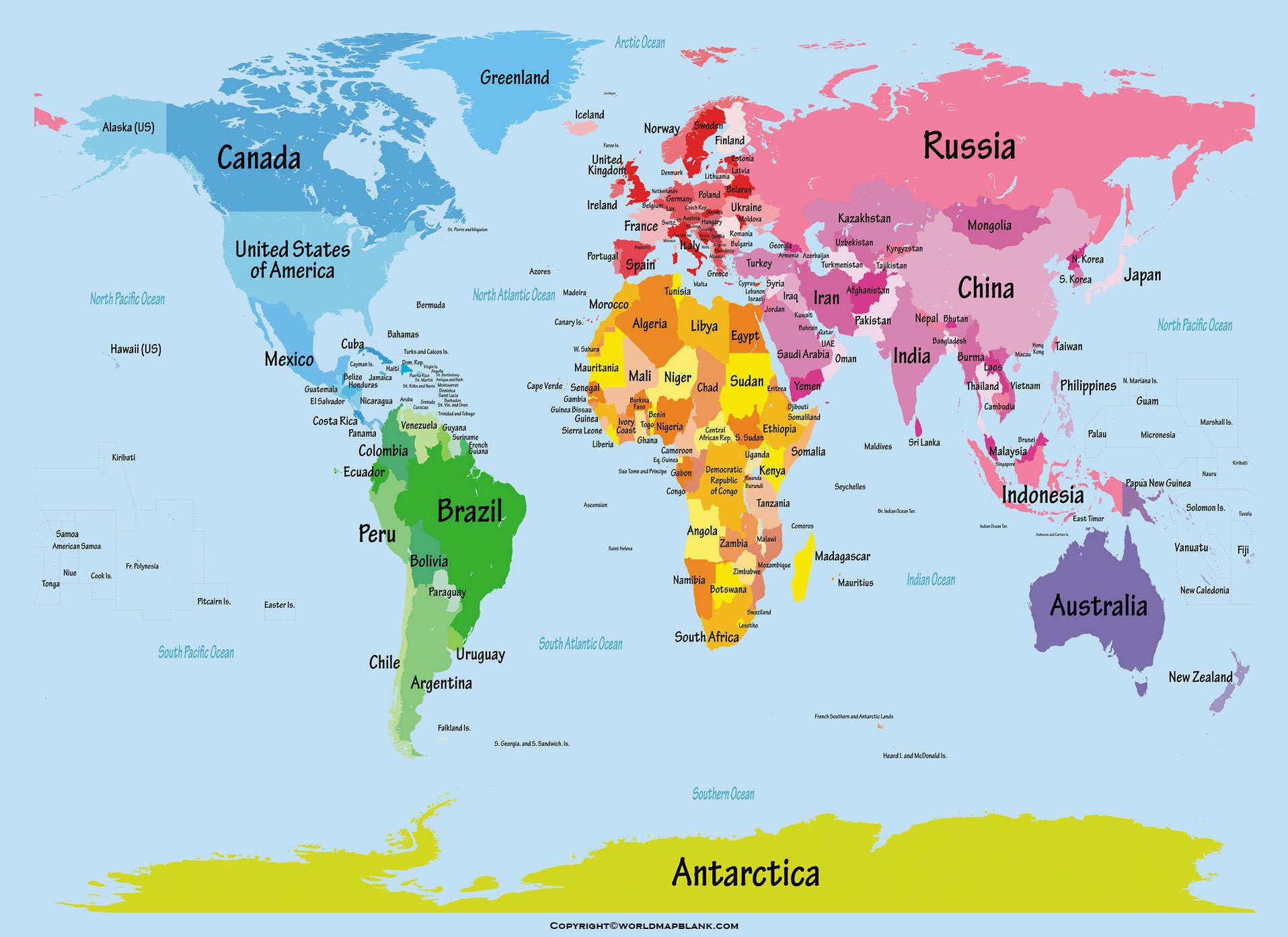 World Map For Kids Map Of The World For Kids PDF 