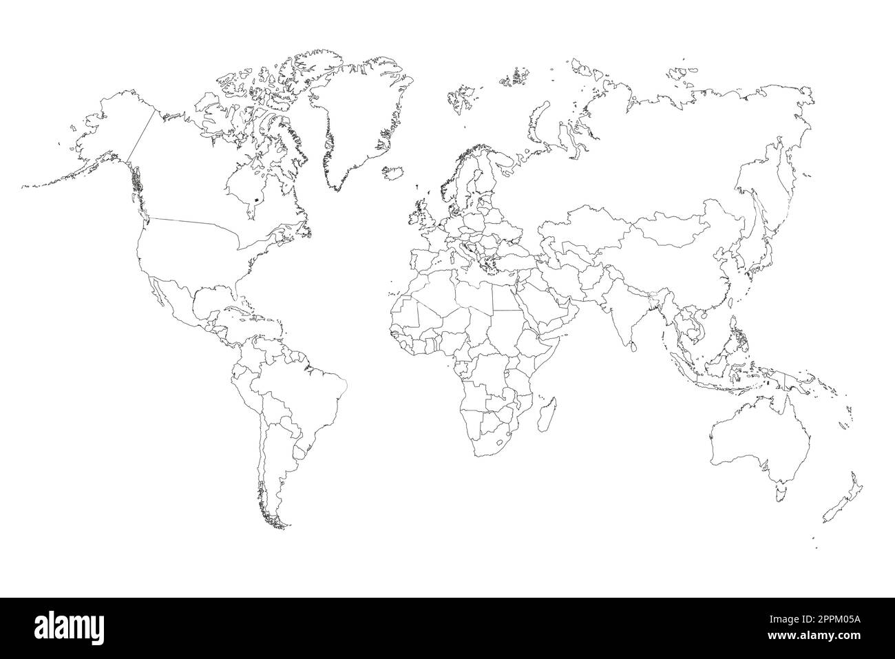 World Map Cut Out Printable