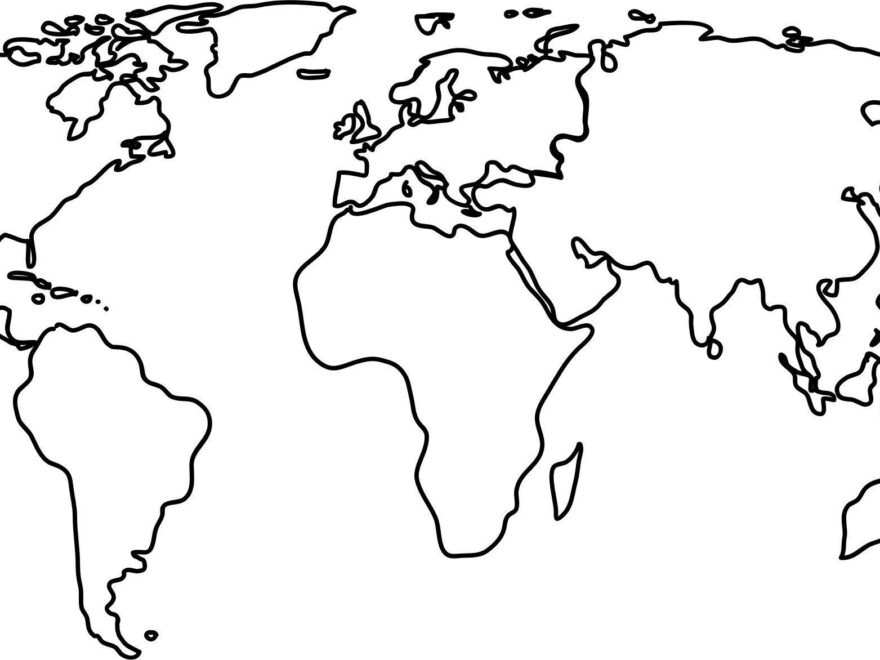 World Map Template