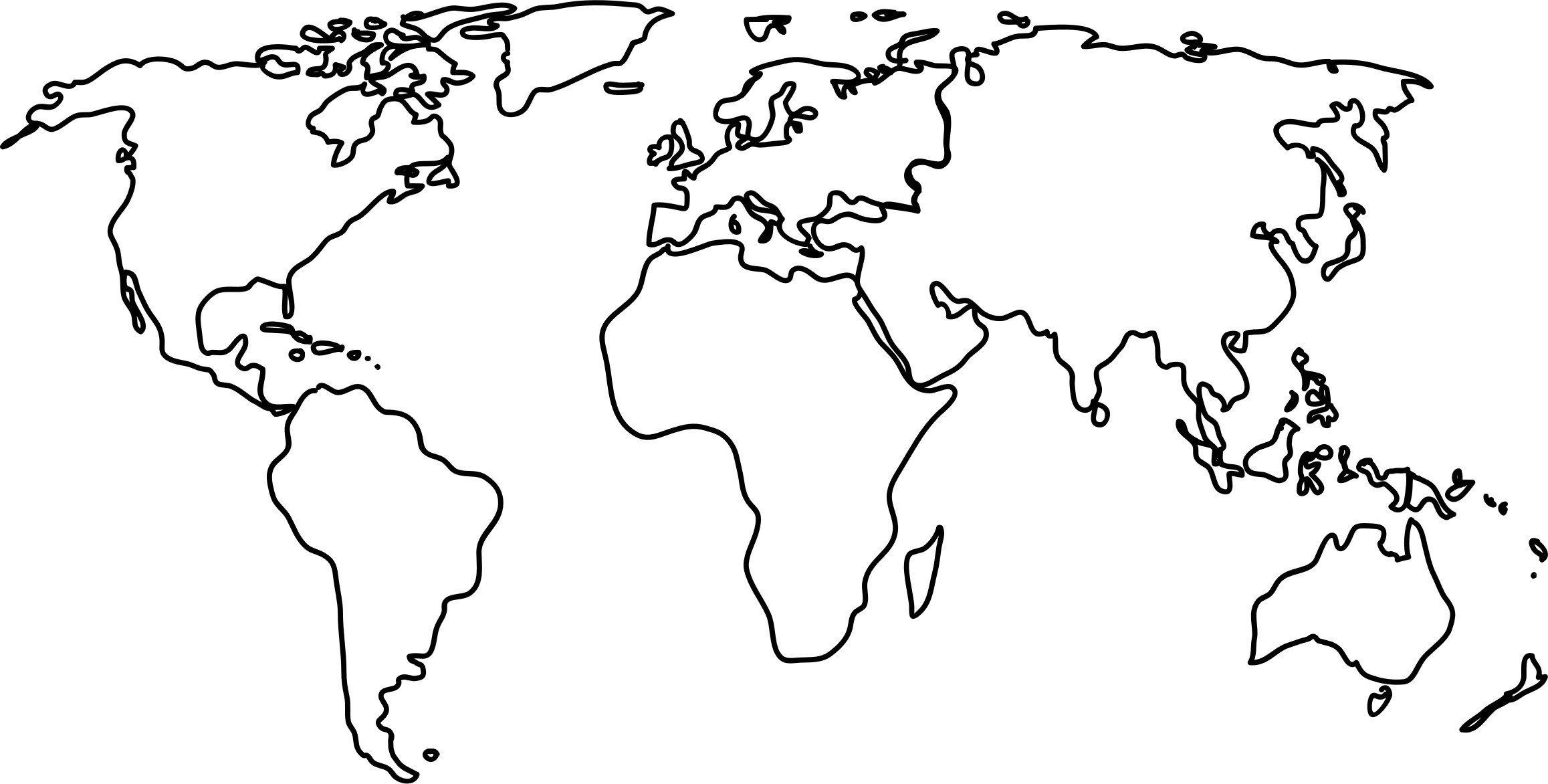 World Map Template