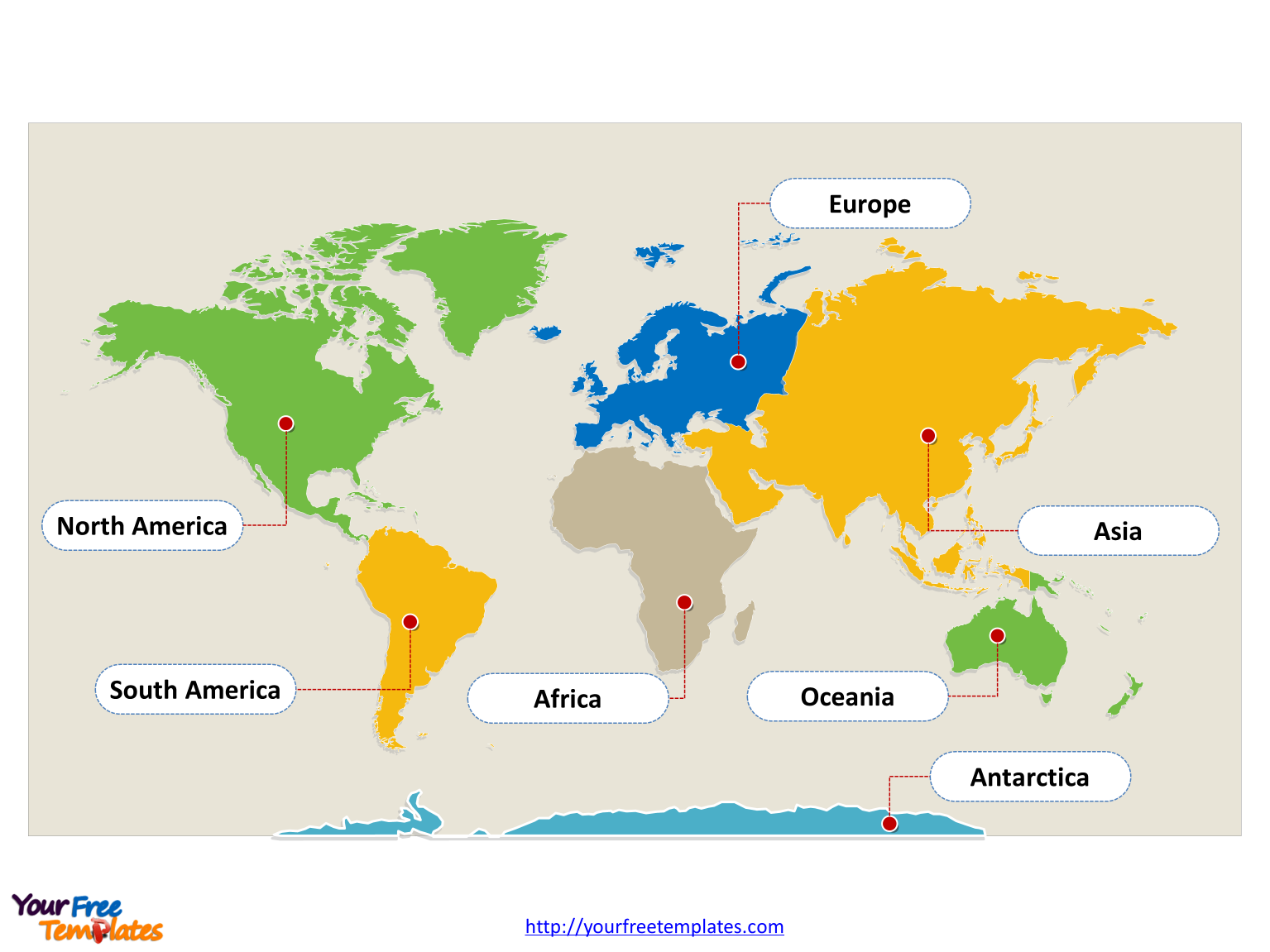 Free Printable Continent Maps