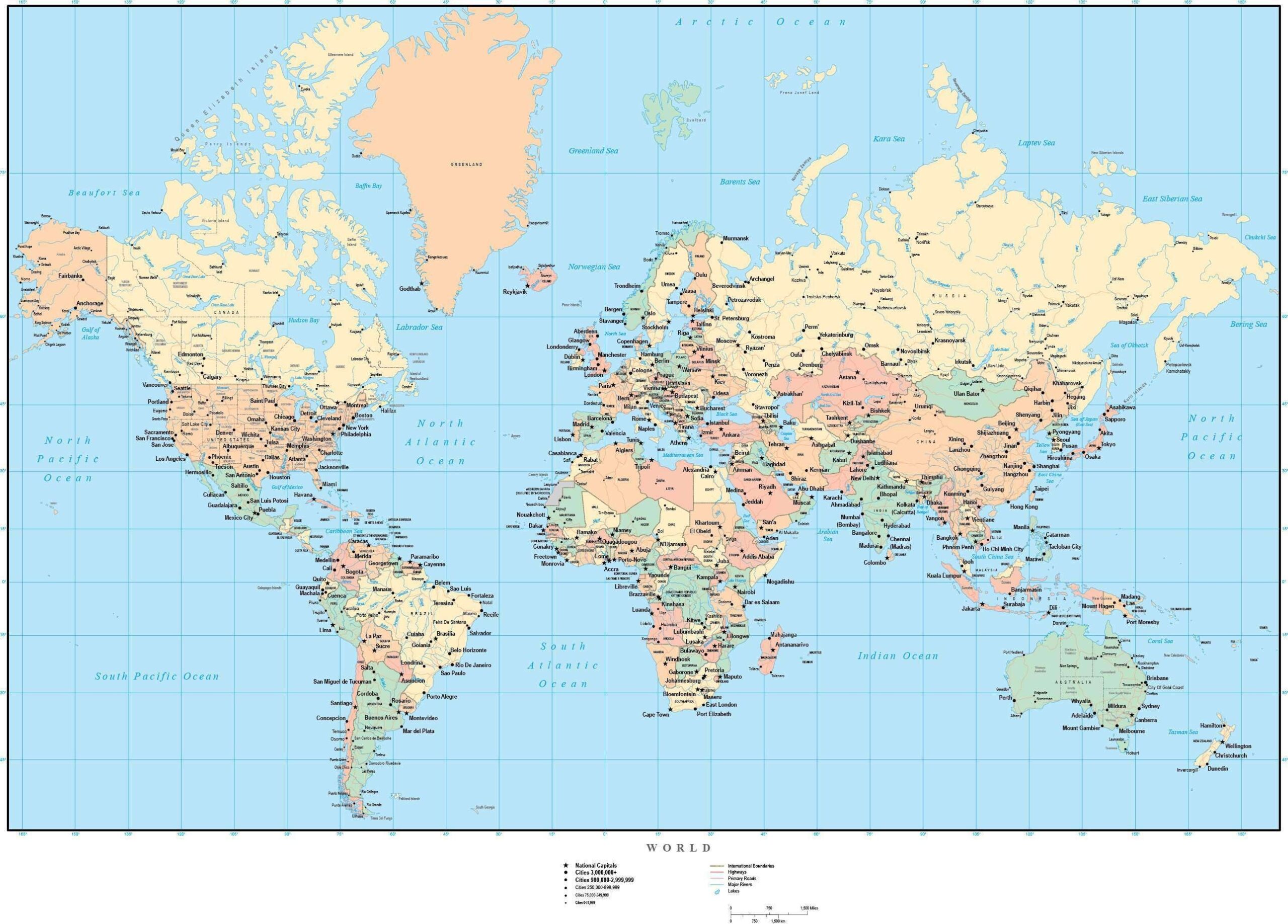 World Vector Map Europe Centered With US States Canadian Provinces Worksheets Library