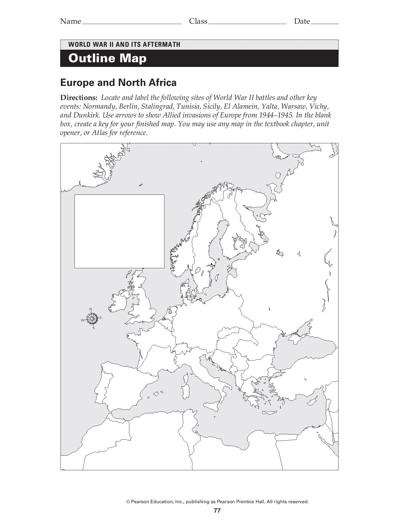 WORLD WAR II AND ITS AFTERMATH Outline Map Flipbook By 55626 FlipHTML5