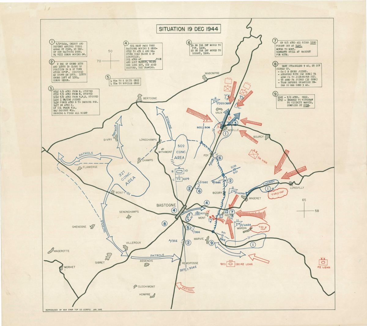 WWII Records In The Cartographic Branch National Archives