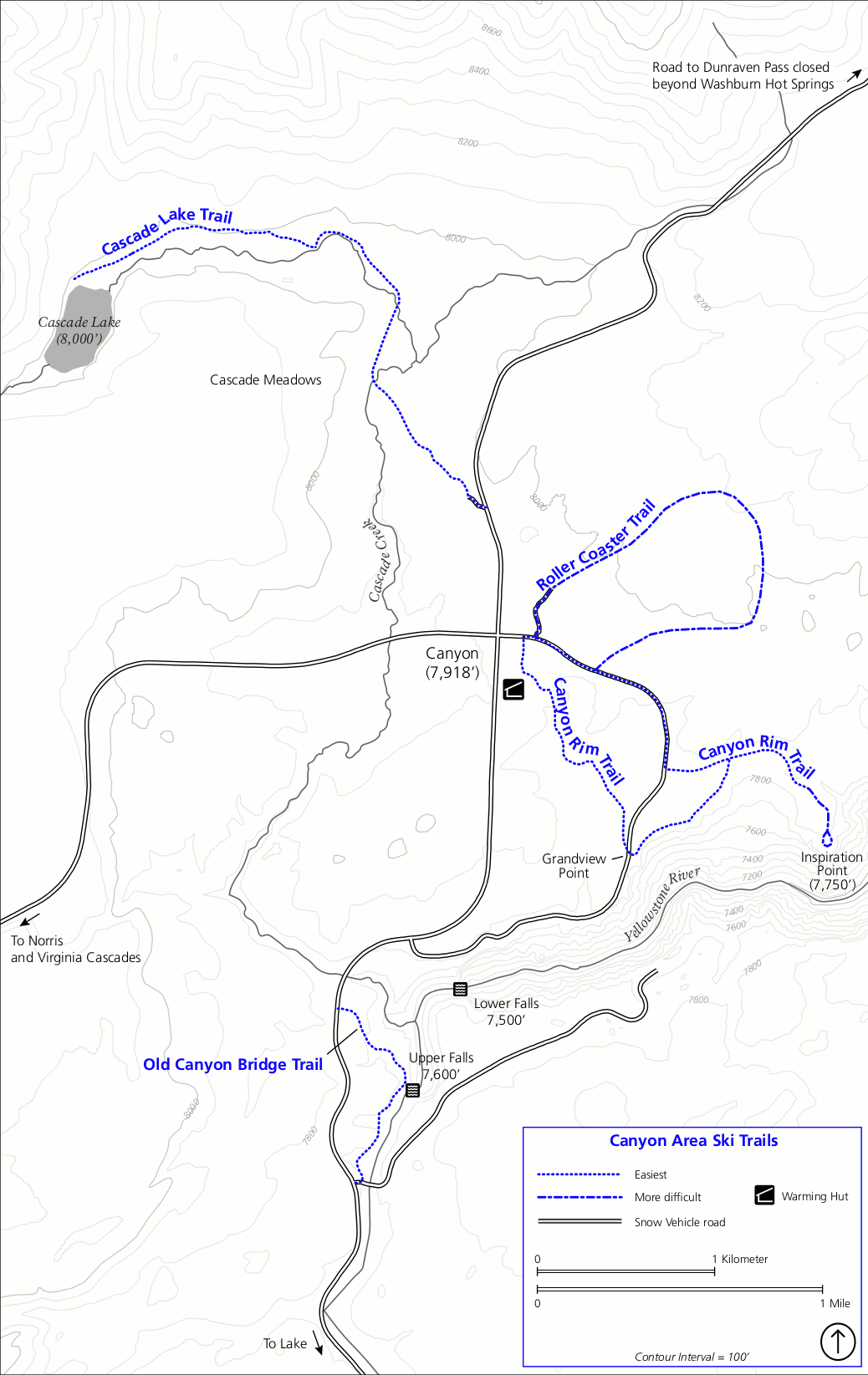 Yellowstone Maps Tails Printable