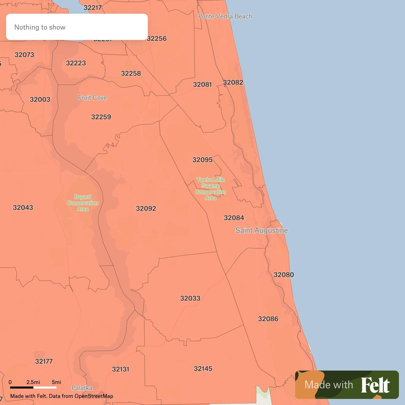 ZIP Codes In St Johns County Florida
